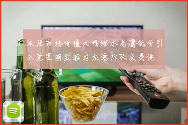 浓眉市场价值大幅缩水老鹰低价引入意图明显猛龙无意拆队交易他